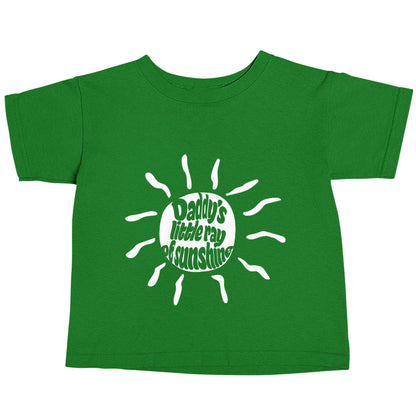 Daddy's little ray of sunshine green baby toddler Tshirt 2 Years