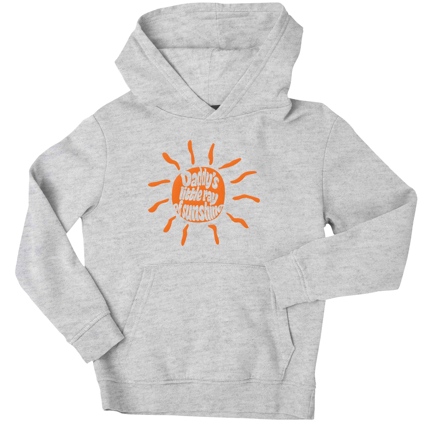 Daddy's little ray of sunshine children's grey hoodie 12-13 Years