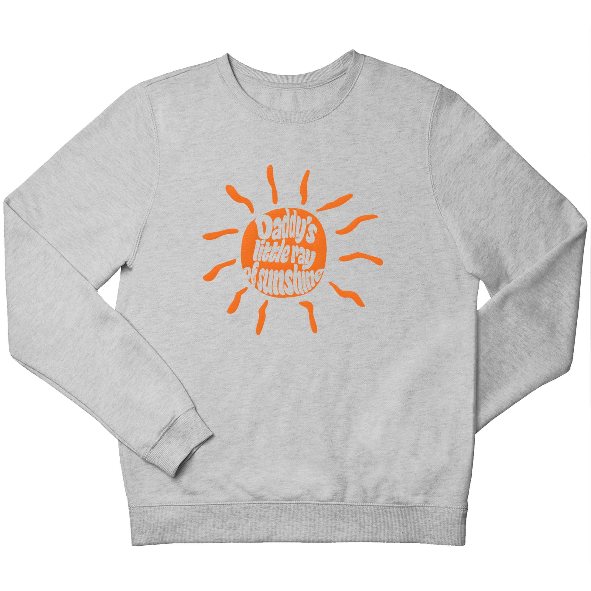 Daddy's little ray of sunshine children's grey sweater 12-13 Years