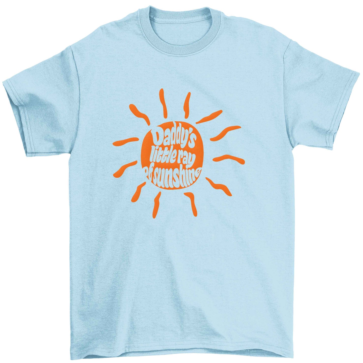 Daddy's little ray of sunshine Children's light blue Tshirt 12-13 Years