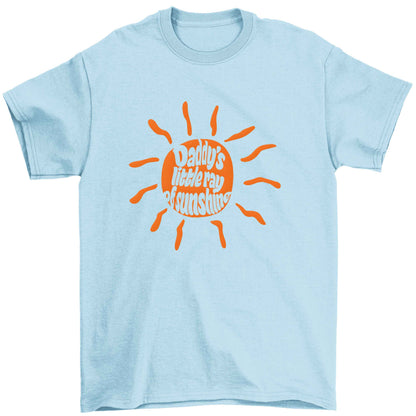 Daddy's little ray of sunshine Children's light blue Tshirt 12-13 Years