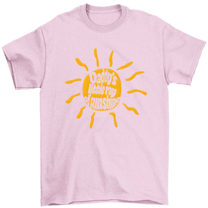 Daddy's little ray of sunshine Children's light pink Tshirt 12-13 Years