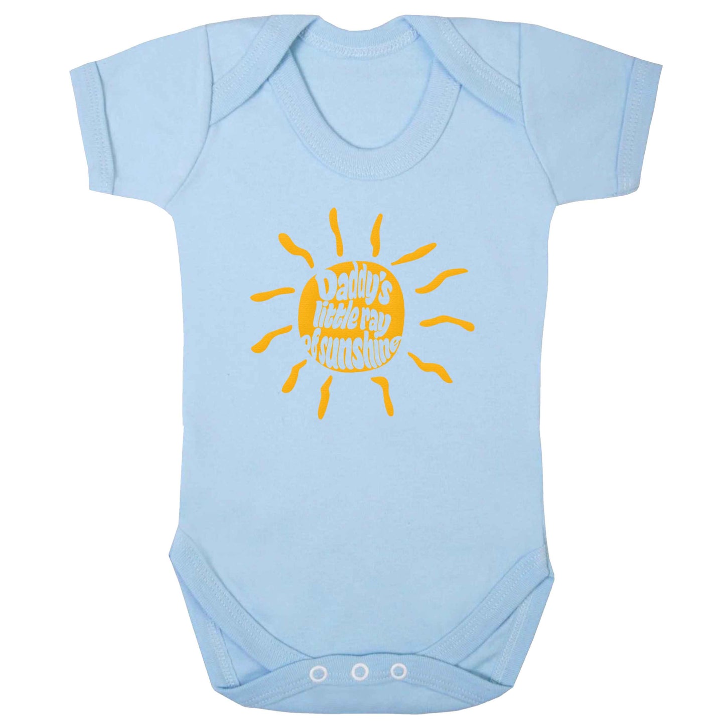 Daddy's little ray of sunshine baby bodysuit pale blue 18-24 months
