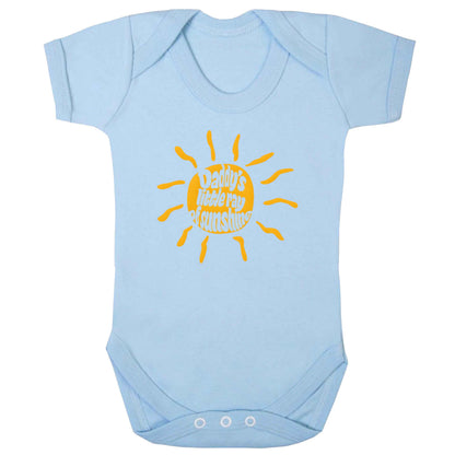 Daddy's little ray of sunshine baby bodysuit pale blue 18-24 months
