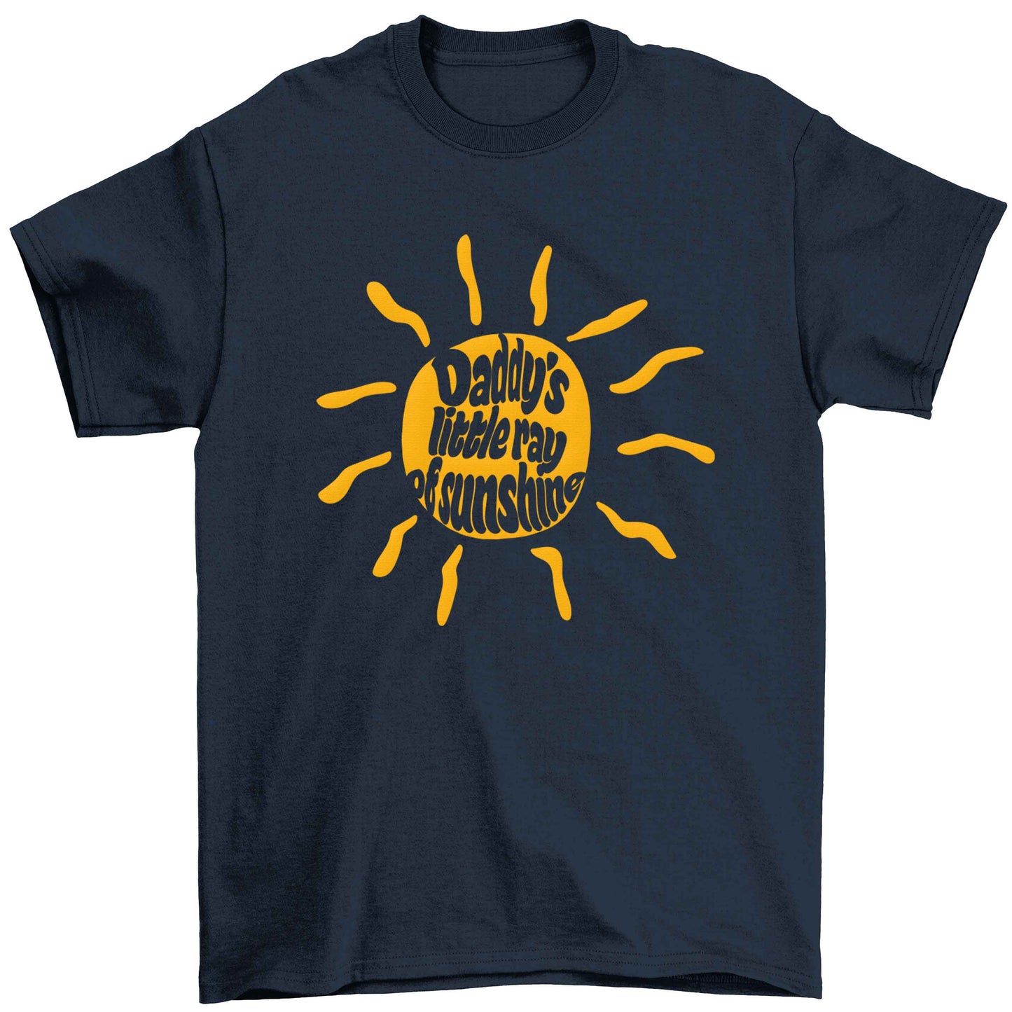 Daddy's little ray of sunshine Children's navy Tshirt 12-13 Years
