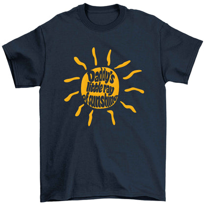 Daddy's little ray of sunshine Children's navy Tshirt 12-13 Years