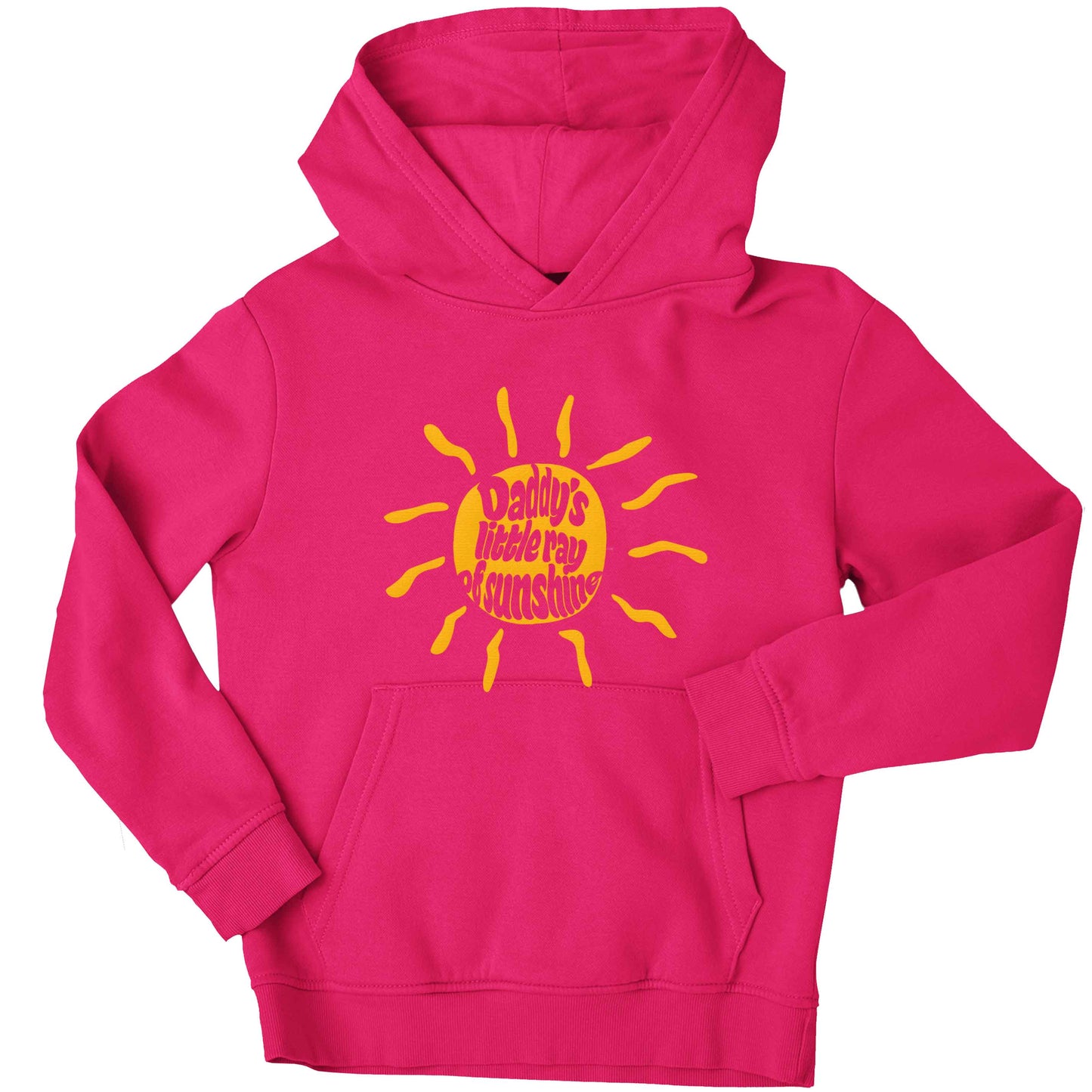 Daddy's little ray of sunshine children's pink hoodie 12-13 Years