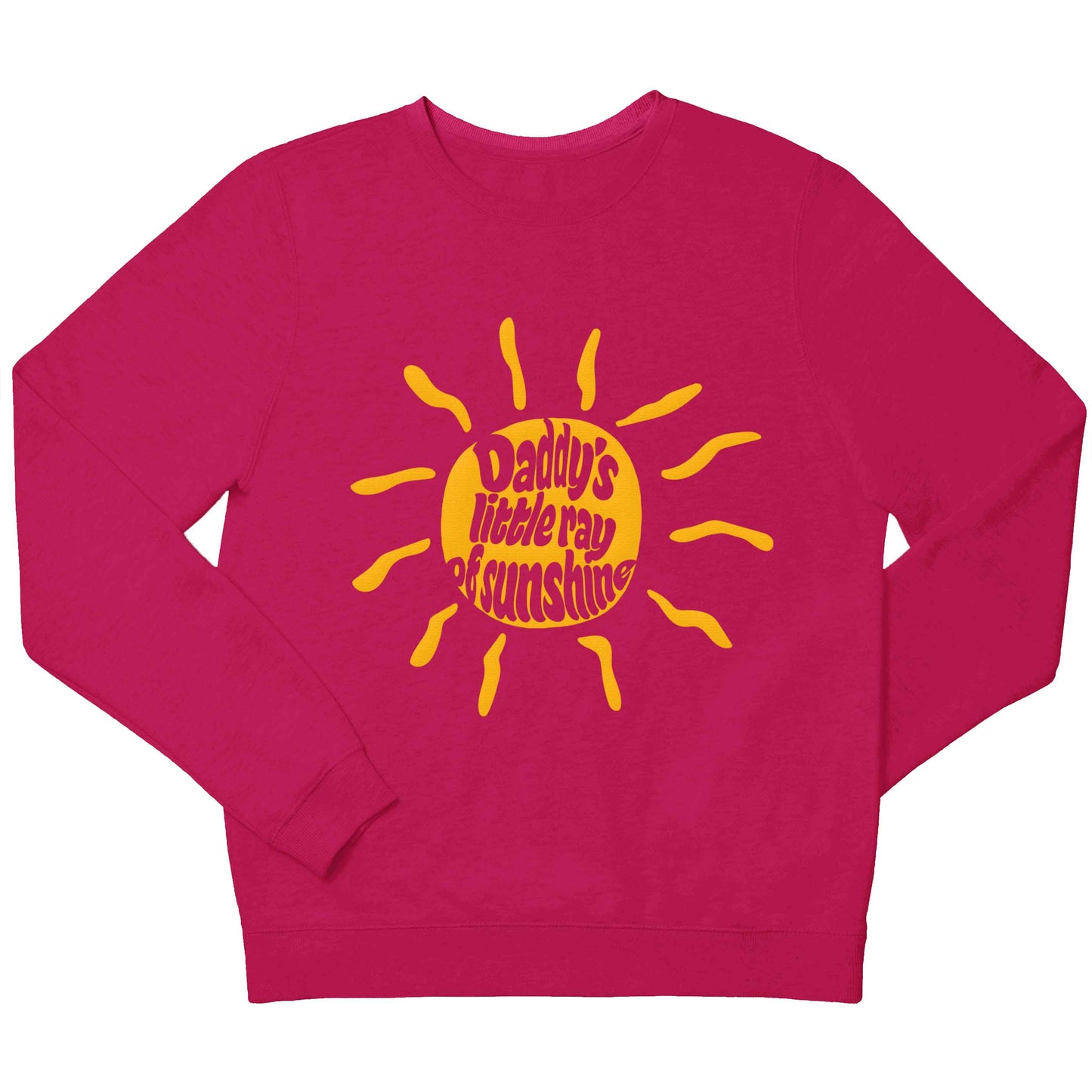 Daddy's little ray of sunshine children's pink sweater 12-13 Years