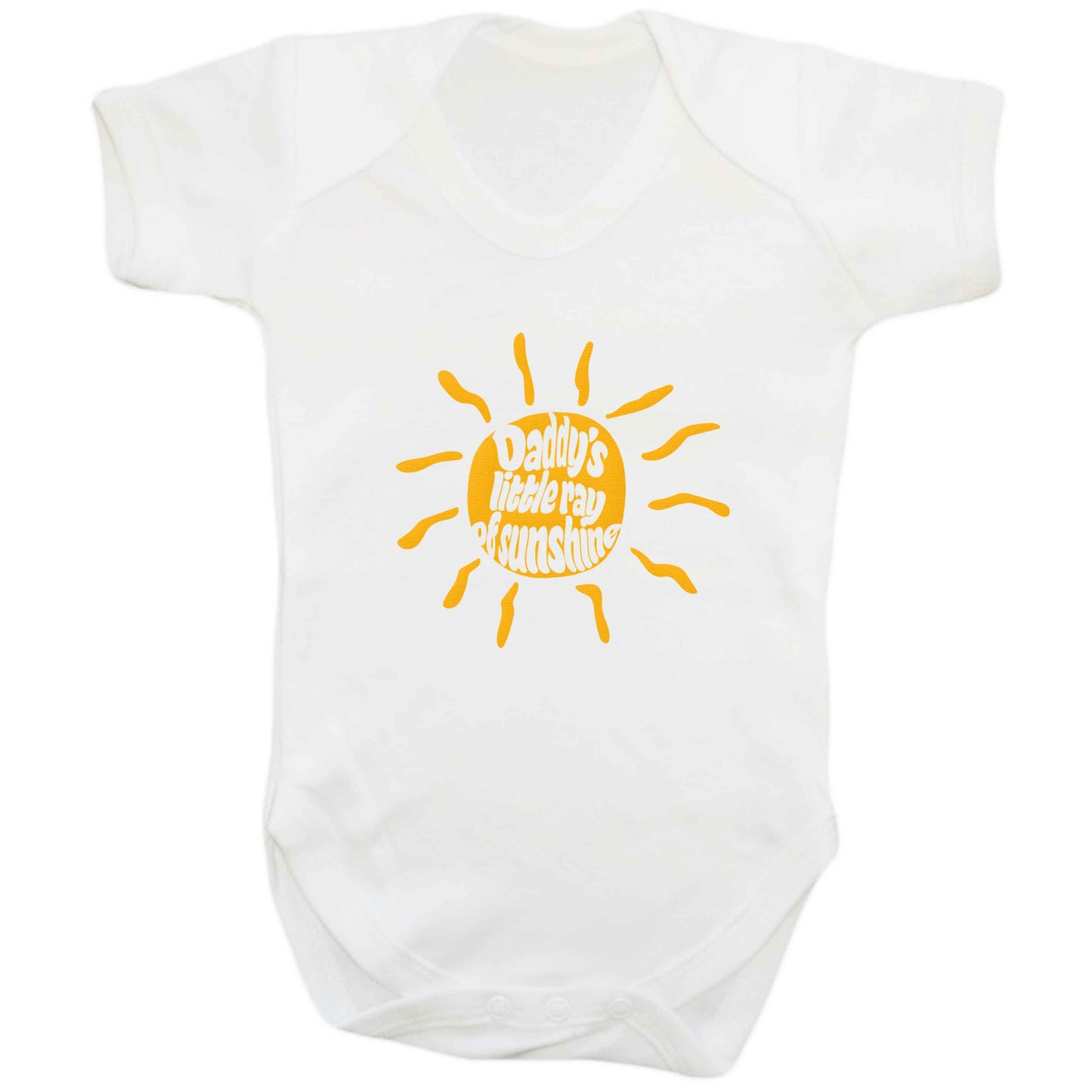 Daddy's little ray of sunshine baby bodysuit white 18-24 months