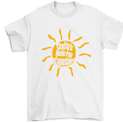 Daddy's little ray of sunshine Children's white Tshirt 12-13 Years