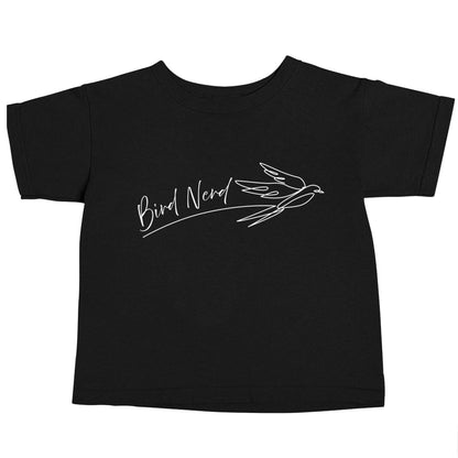 Bird nerd Black baby toddler Tshirt 2 years