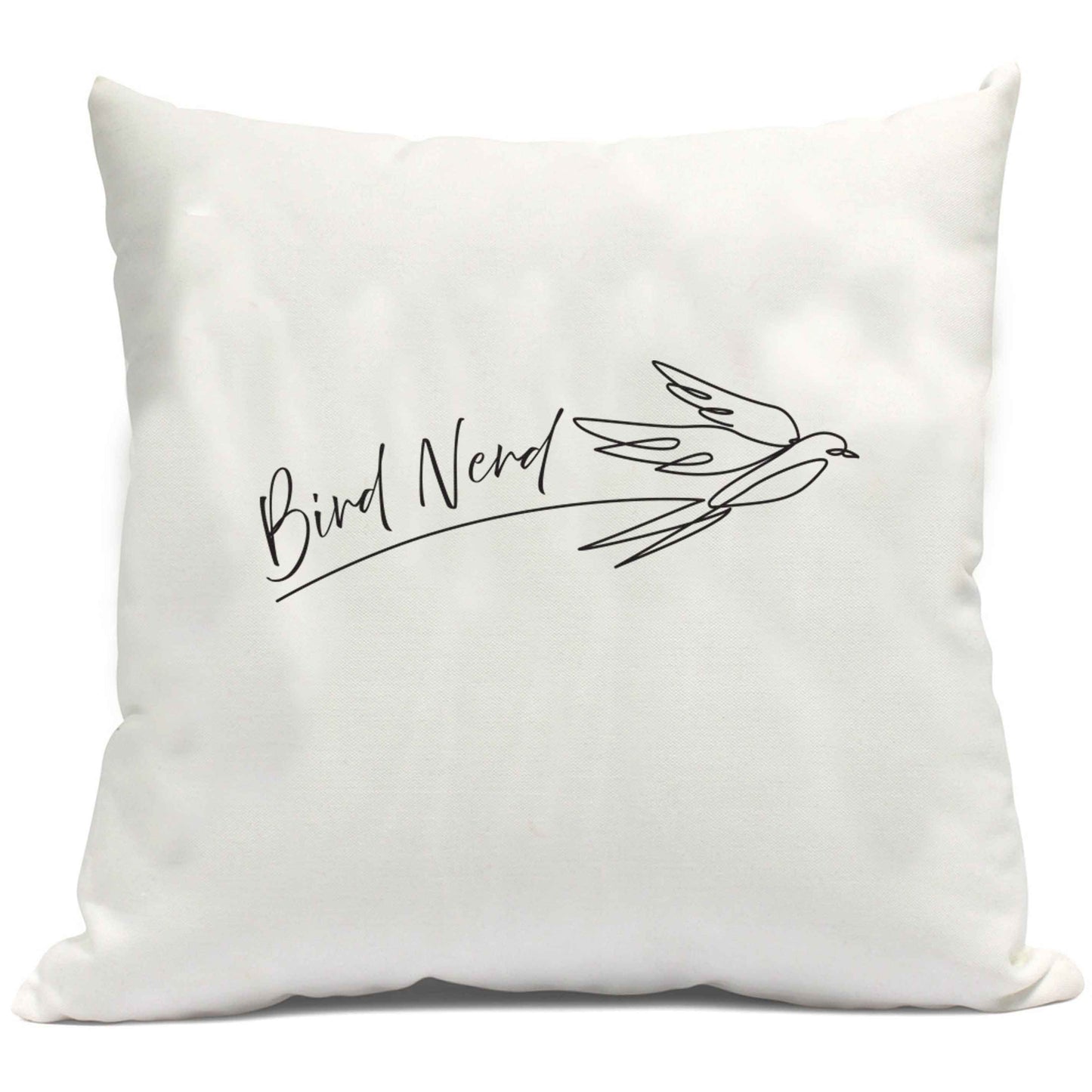 Bird nerd cushion cover