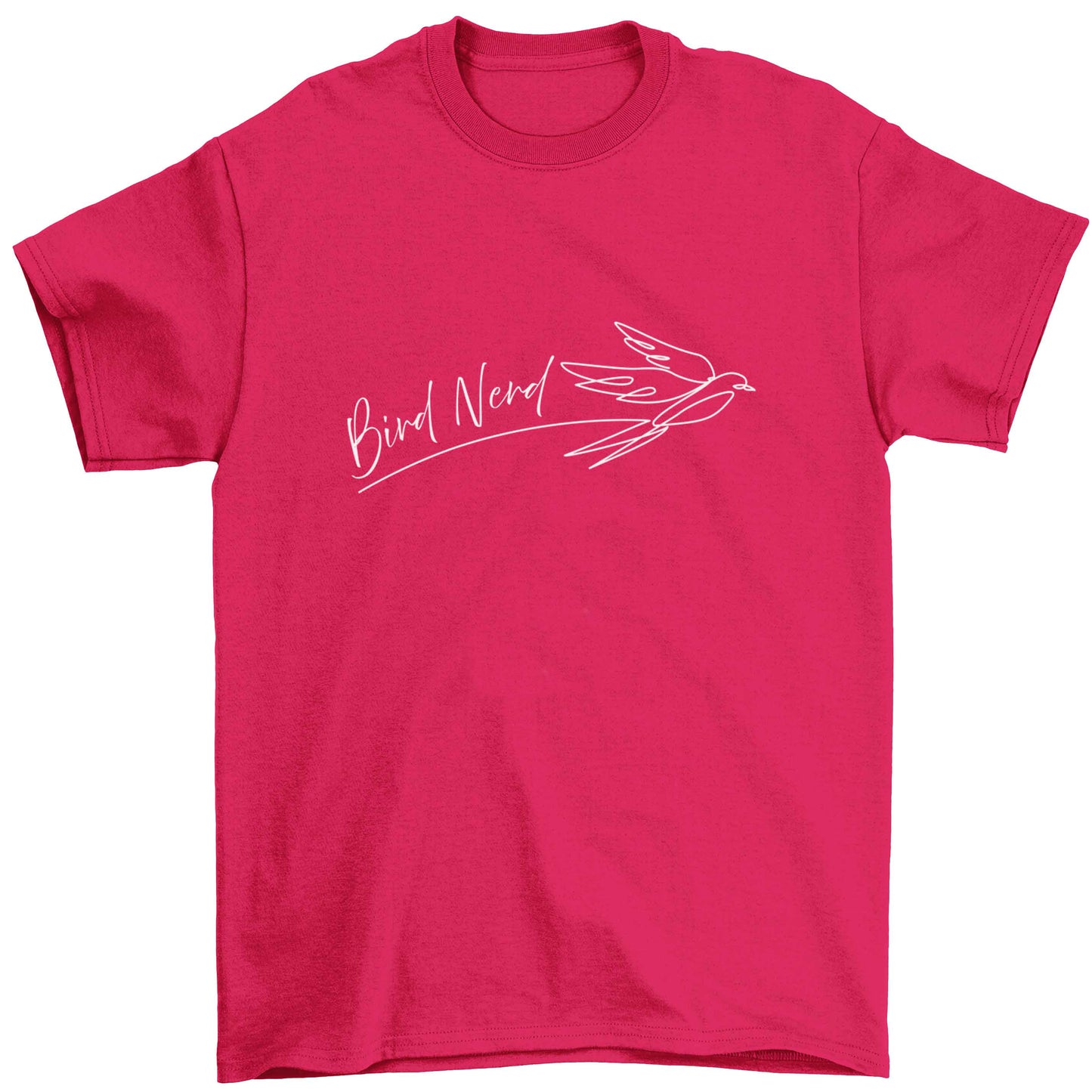 Bird nerd Children's pink Tshirt 12-13 Years