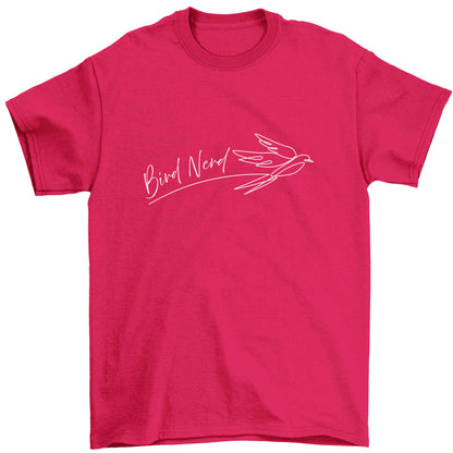 Bird nerd Children's pink Tshirt 12-13 Years
