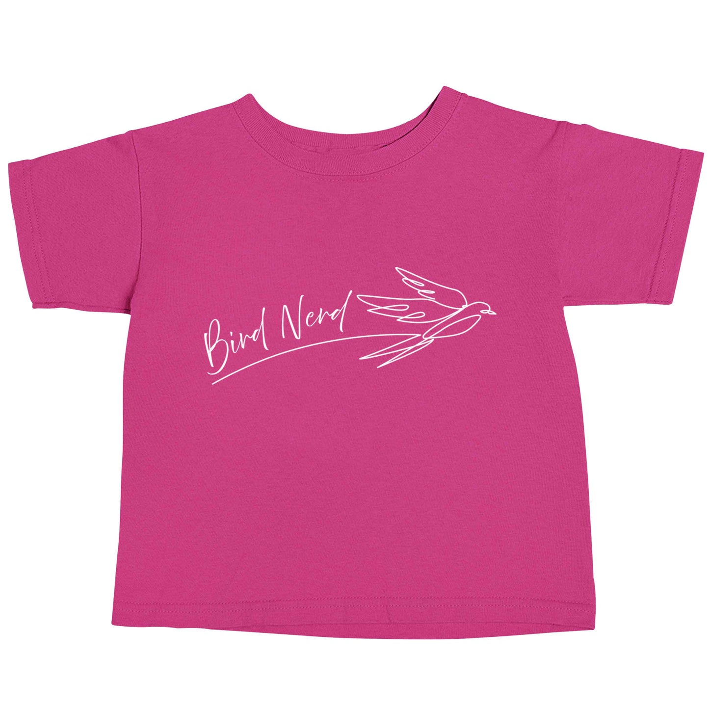 Bird nerd pink baby toddler Tshirt 2 Years