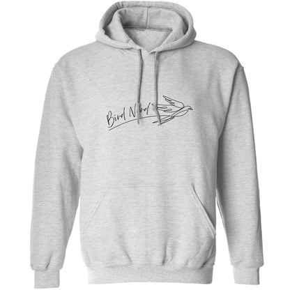 Bird nerd adults unisex grey hoodie 2XL