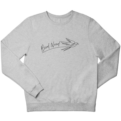 Bird nerd children's grey sweater 12-13 Years
