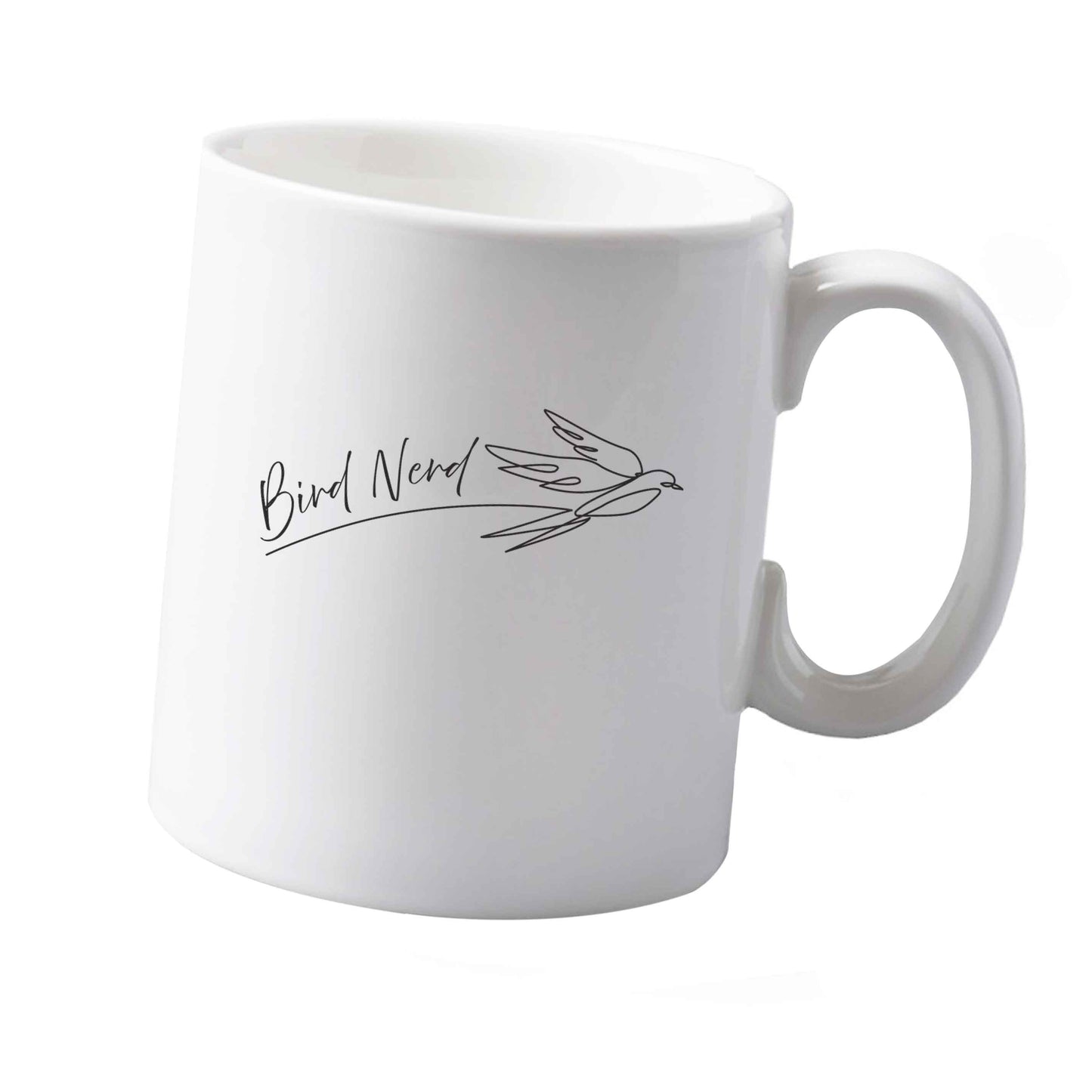 10 oz Bird nerd ceramic mug  both sides