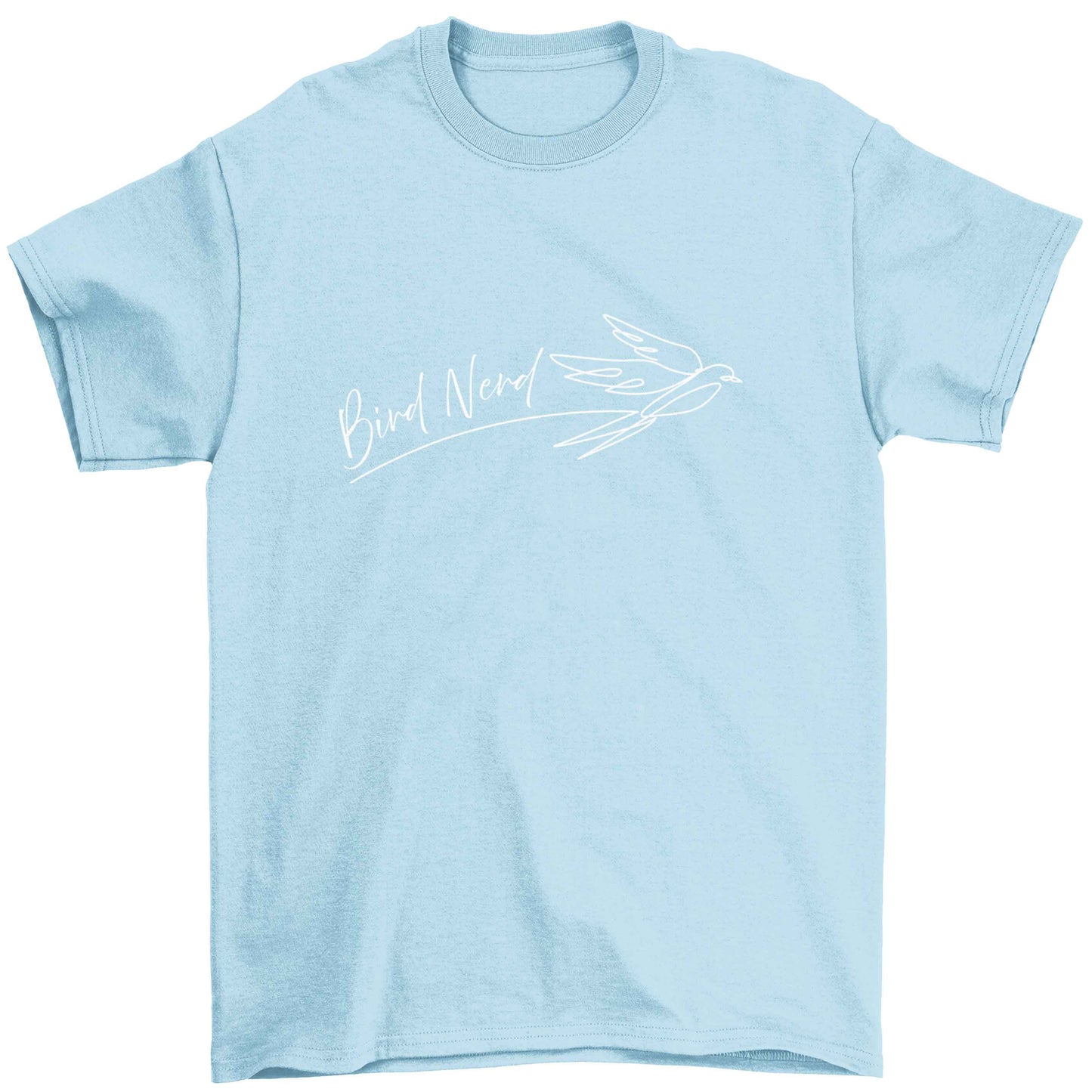 Bird nerd Children's light blue Tshirt 12-13 Years
