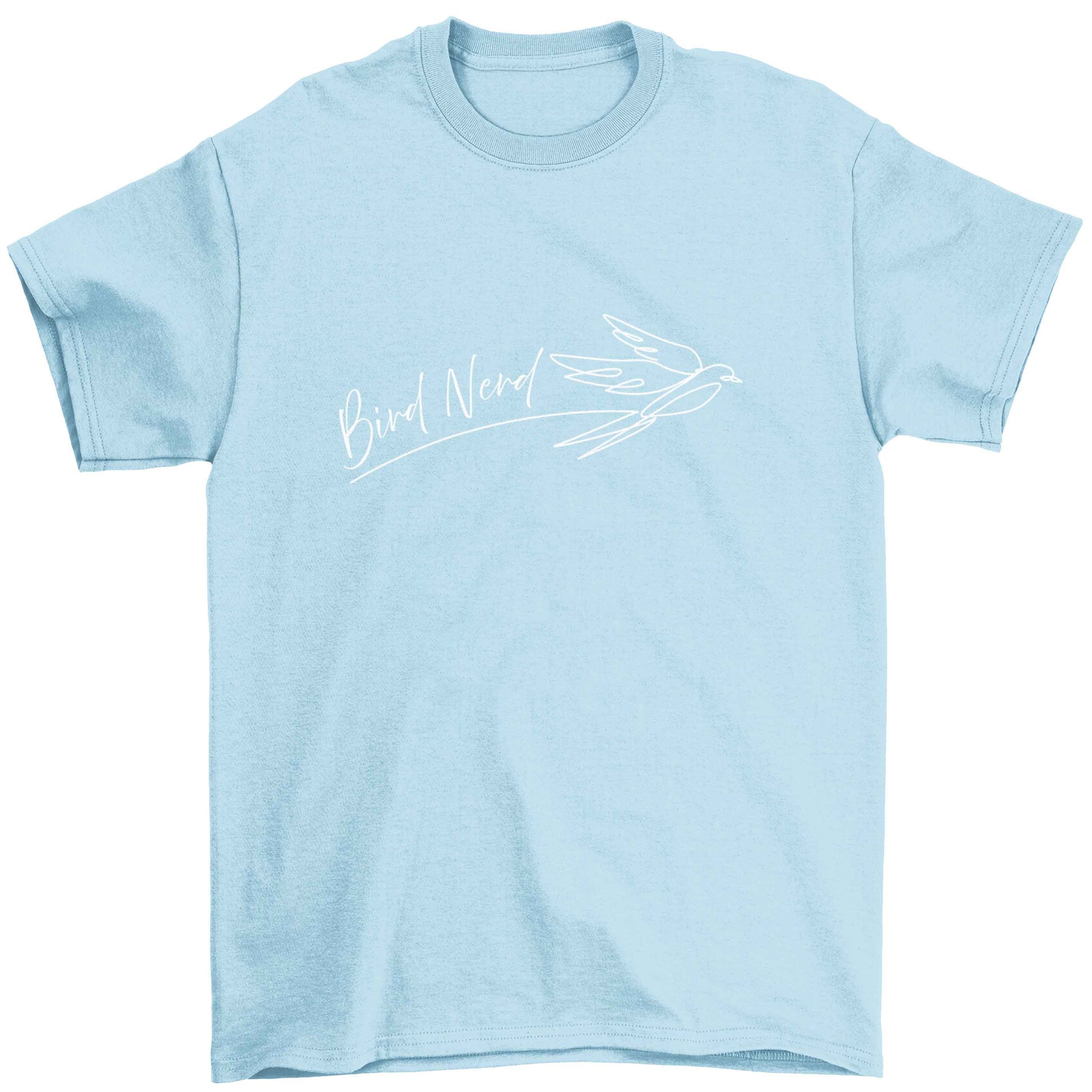 Bird nerd Children's light blue Tshirt 12-13 Years