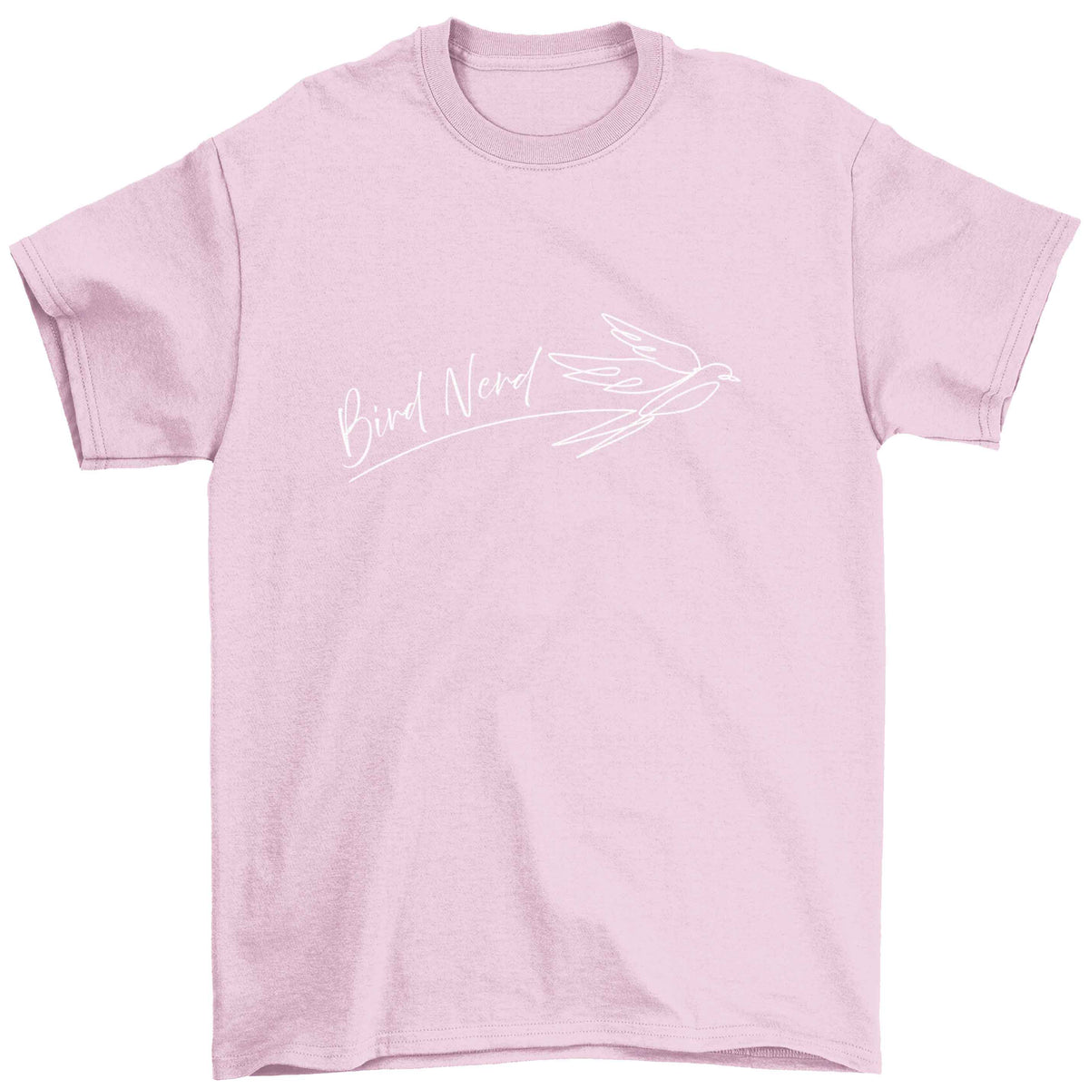 Bird nerd Children's light pink Tshirt 12-13 Years