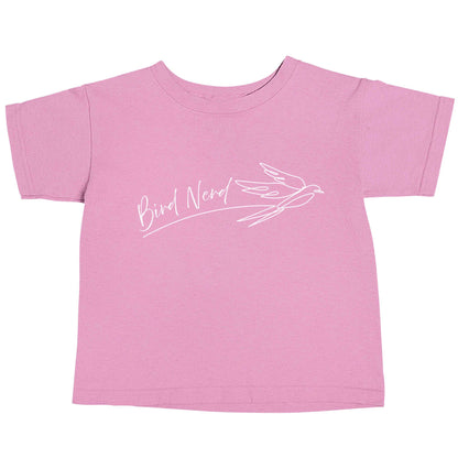 Bird nerd light pink baby toddler Tshirt 2 Years