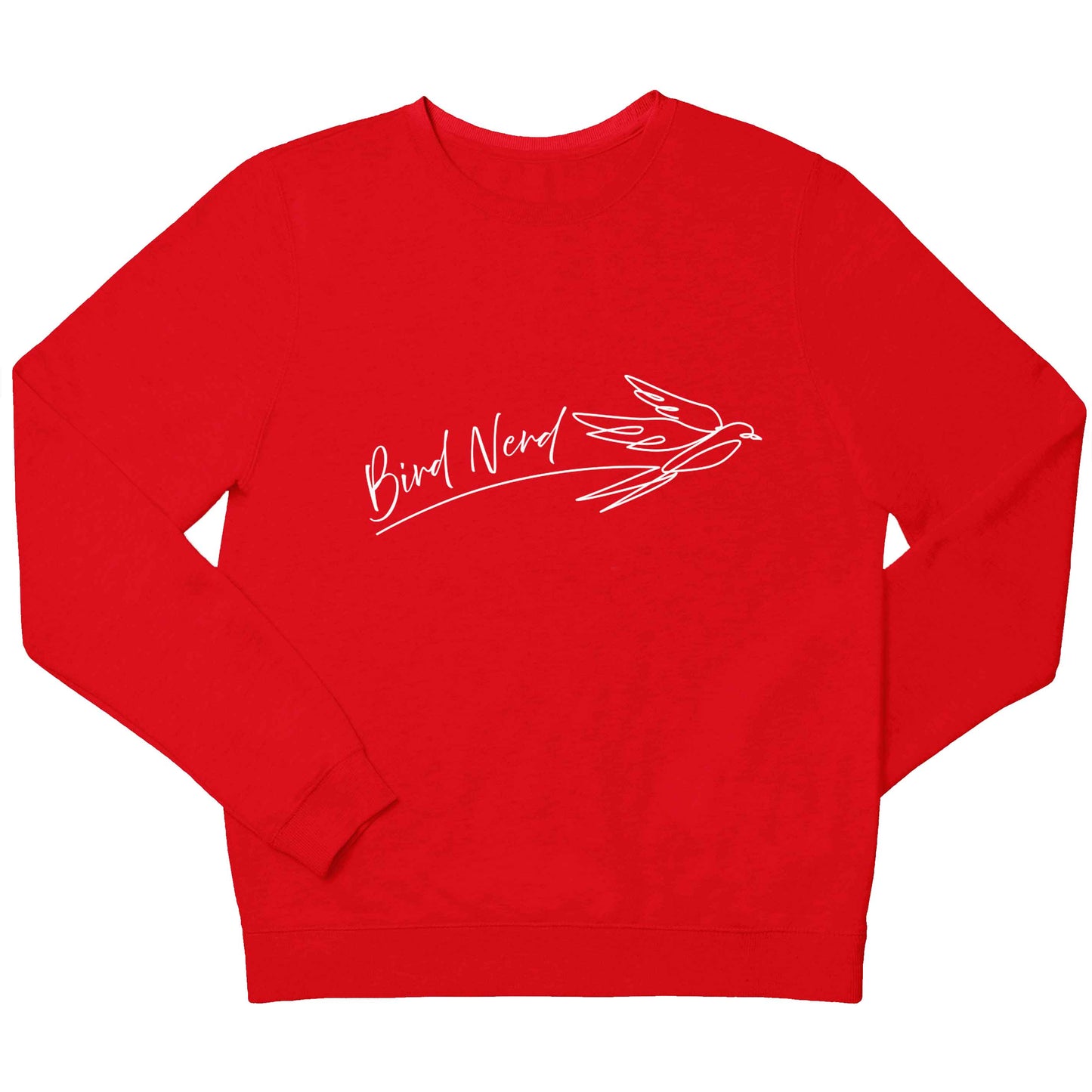 Bird nerd children's grey sweater 12-13 Years