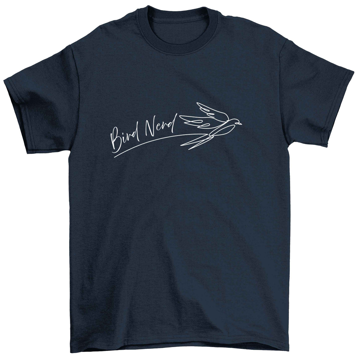 Bird nerd Children's navy Tshirt 12-13 Years