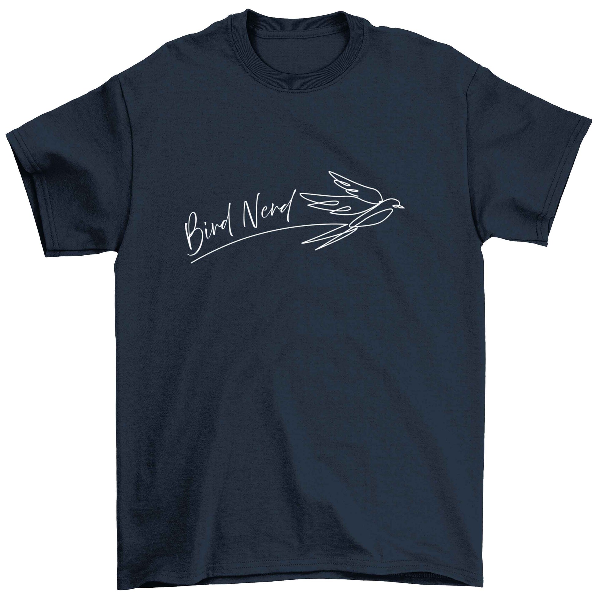 Bird nerd Children's navy Tshirt 12-13 Years