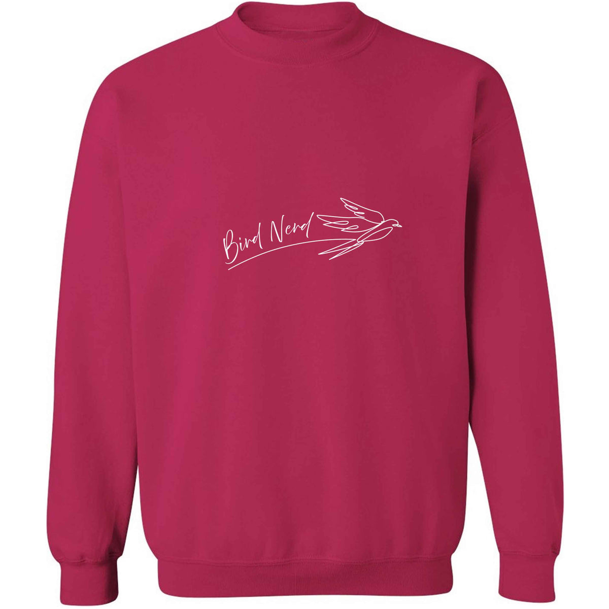 Bird nerd adult's unisex pink sweater 2XL