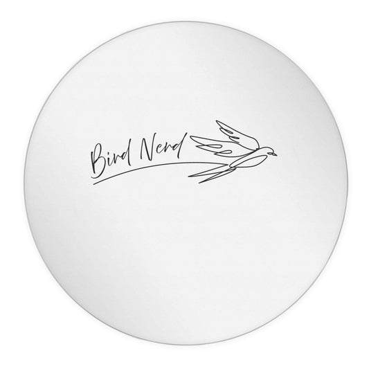 Bird nerd 24 @ 45mm matt circle stickers