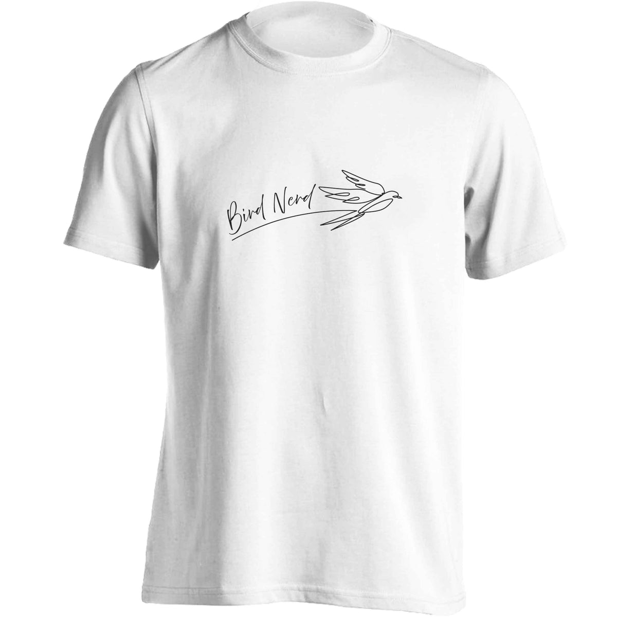 Bird nerd adults unisex white Tshirt 2XL