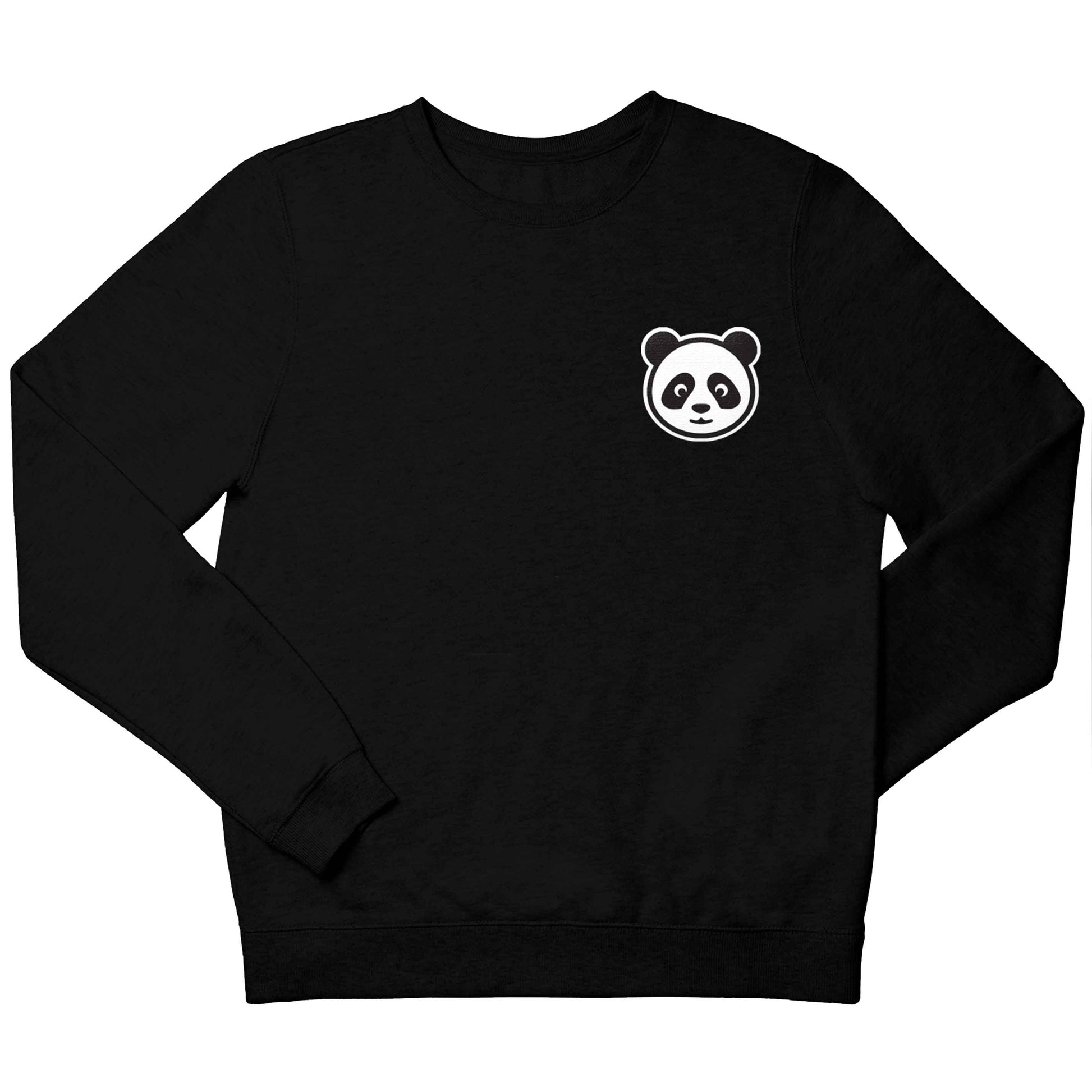 Panda pocket design children's black sweater 12-13 Years