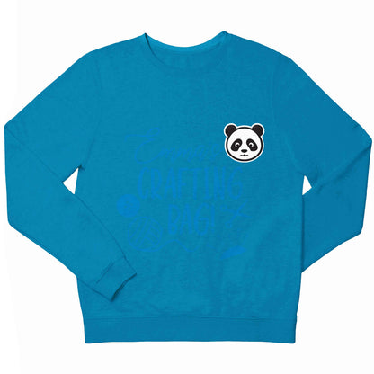 Panda pocket design children's blue sweater 12-13 Years