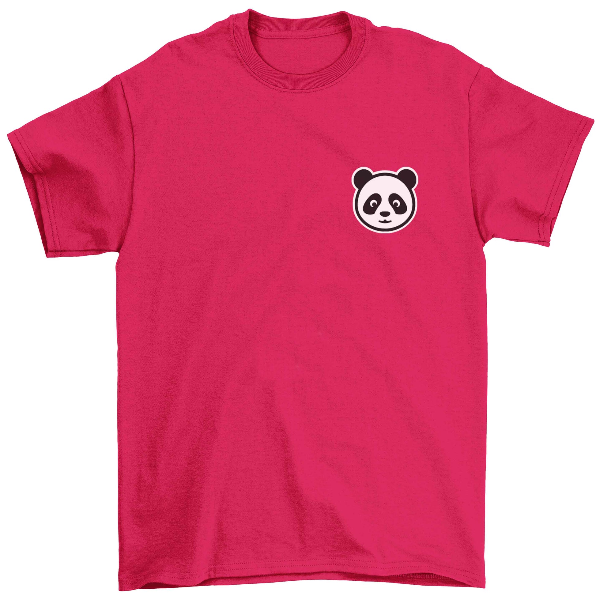 Panda pocket design Children's pink Tshirt 12-13 Years
