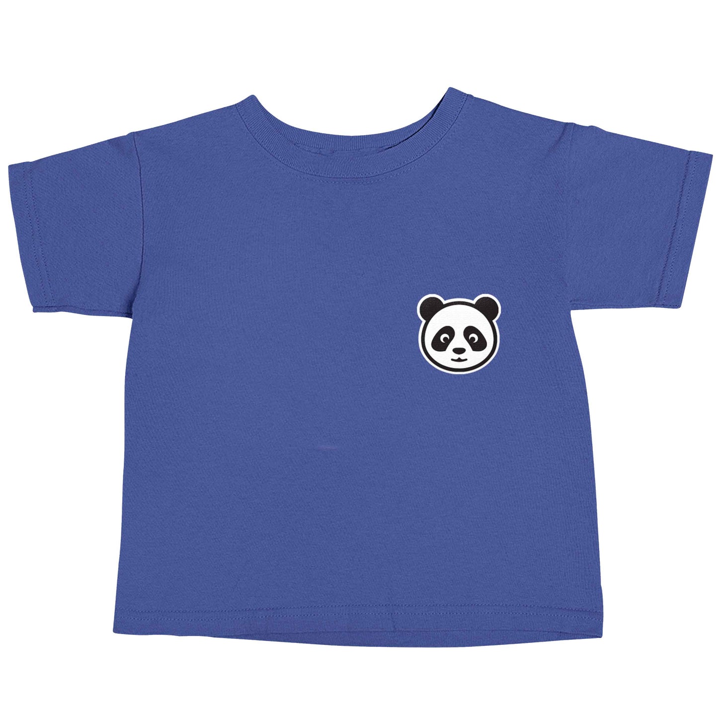 Panda pocket design blue baby toddler Tshirt 2 Years
