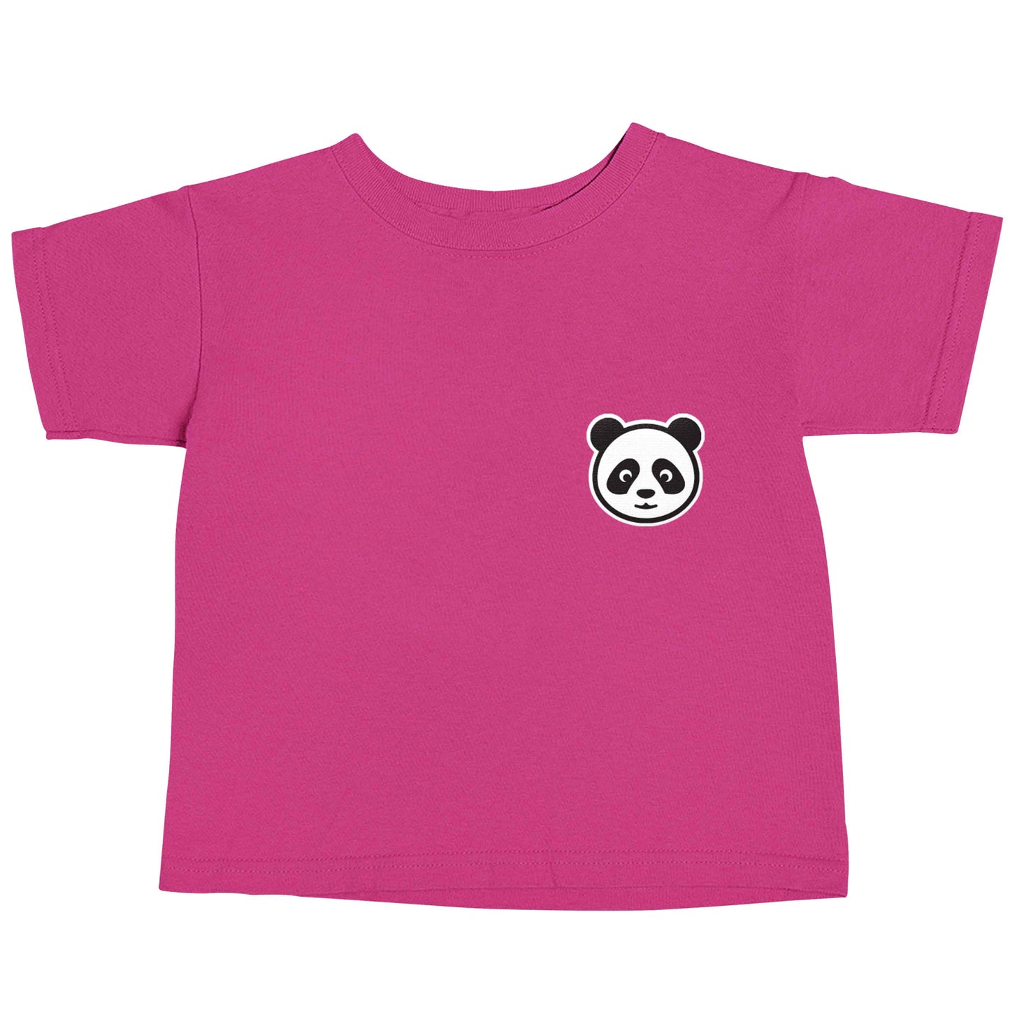Panda pocket design pink baby toddler Tshirt 2 Years