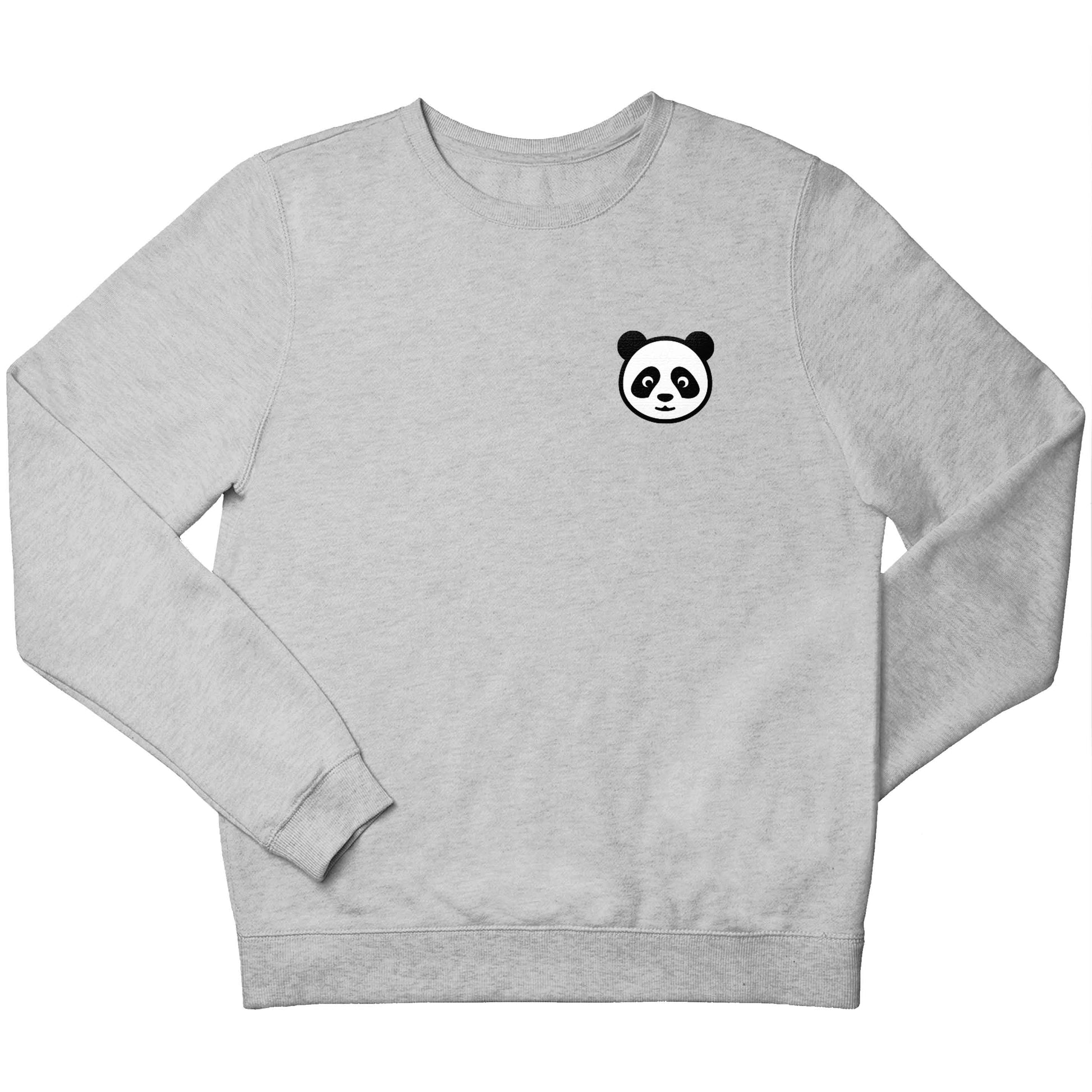 Panda pocket design children's grey sweater 12-13 Years