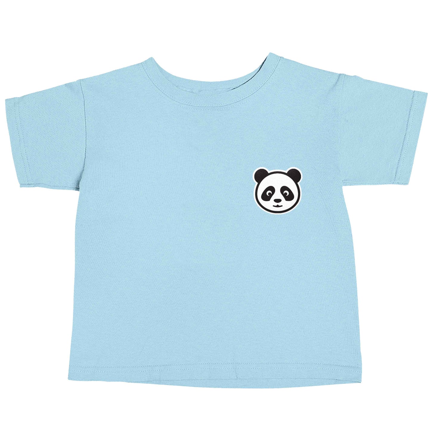 Panda pocket design light blue baby toddler Tshirt 2 Years