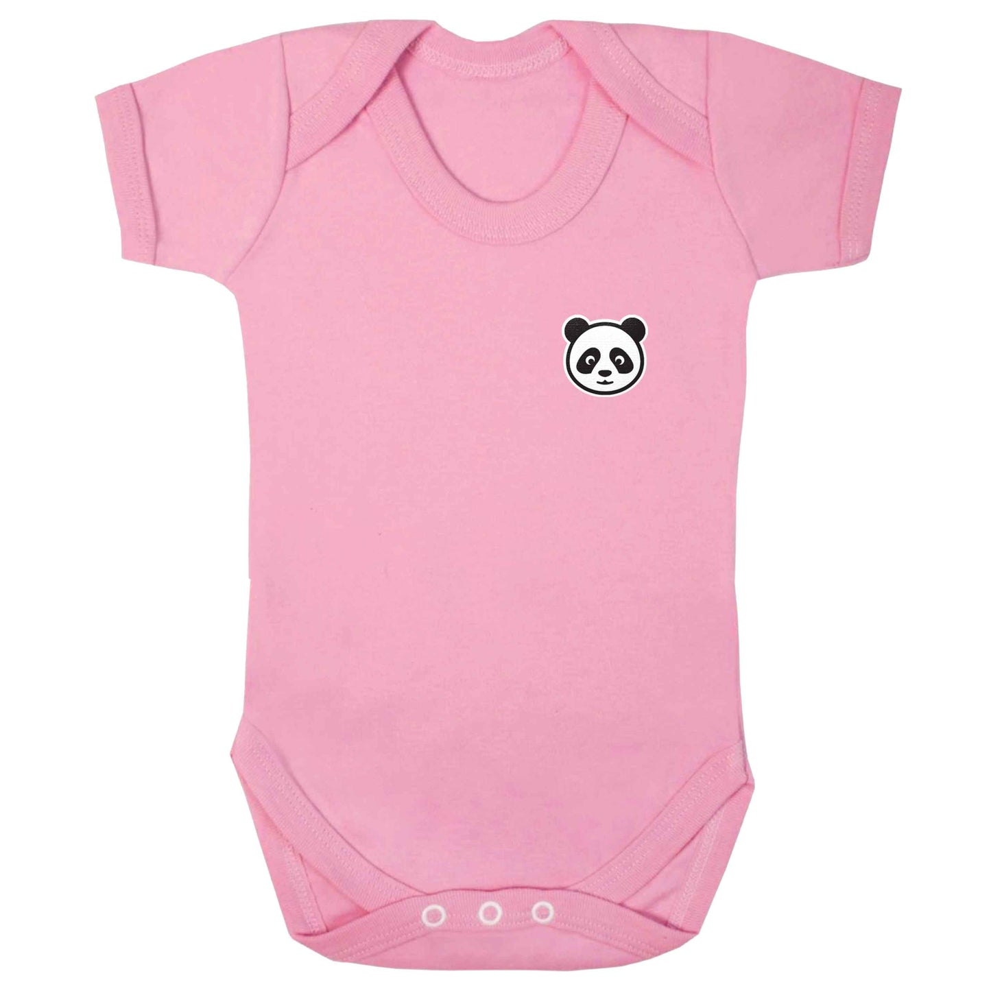 Panda pocket design baby bodysuit pale pink 18-24 months