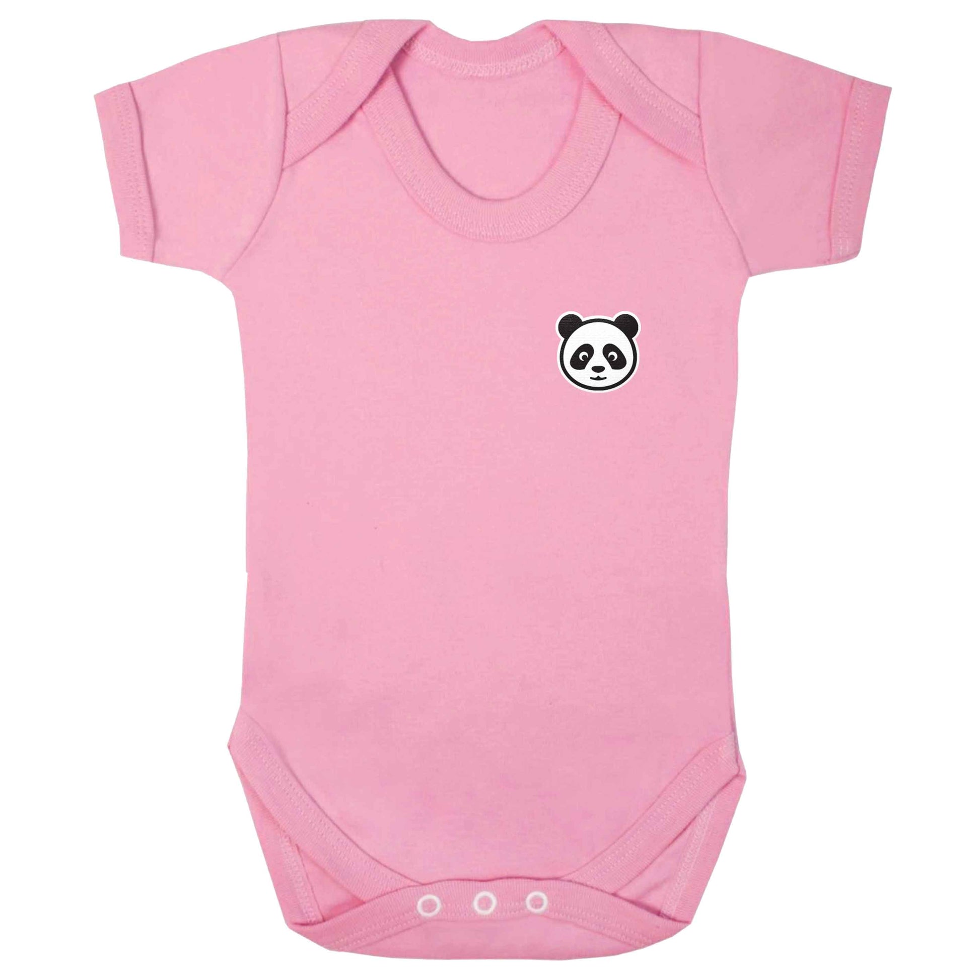 Panda pocket design baby bodysuit pale pink 18-24 months