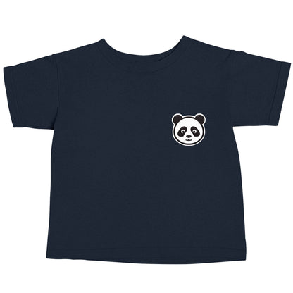 Panda pocket design navy baby toddler Tshirt 2 Years