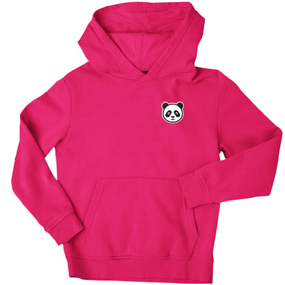 Panda pocket design children's pink hoodie 12-13 Years