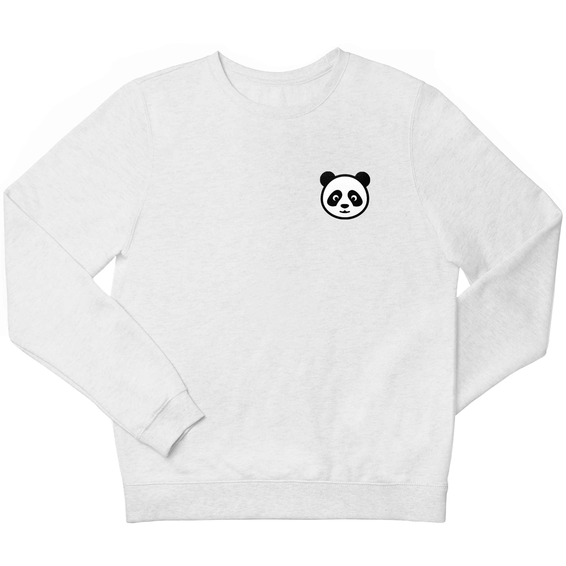 Panda pocket design children's white sweater 12-13 Years