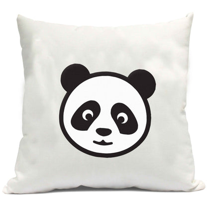 Panda face cushion cover