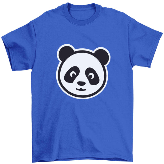 Panda face Children's blue Tshirt 12-13 Years