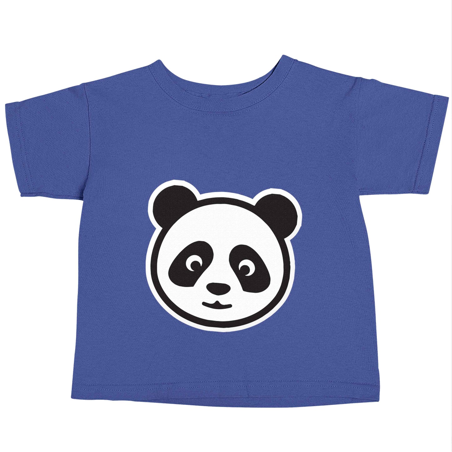 Panda face blue baby toddler Tshirt 2 Years