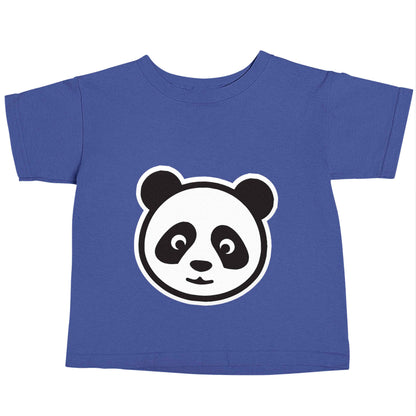 Panda face blue baby toddler Tshirt 2 Years