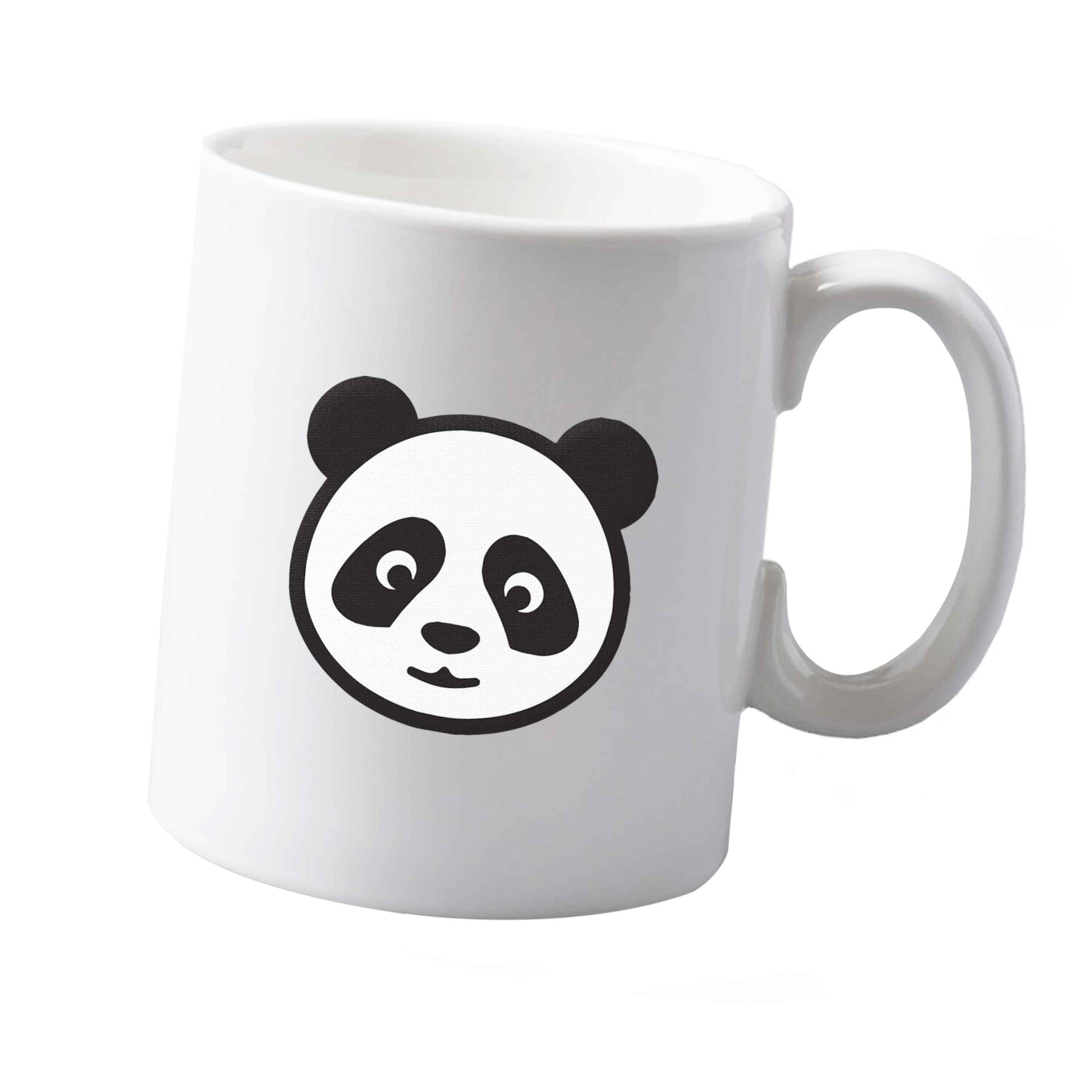 10 oz Panda face ceramic mug  both sides