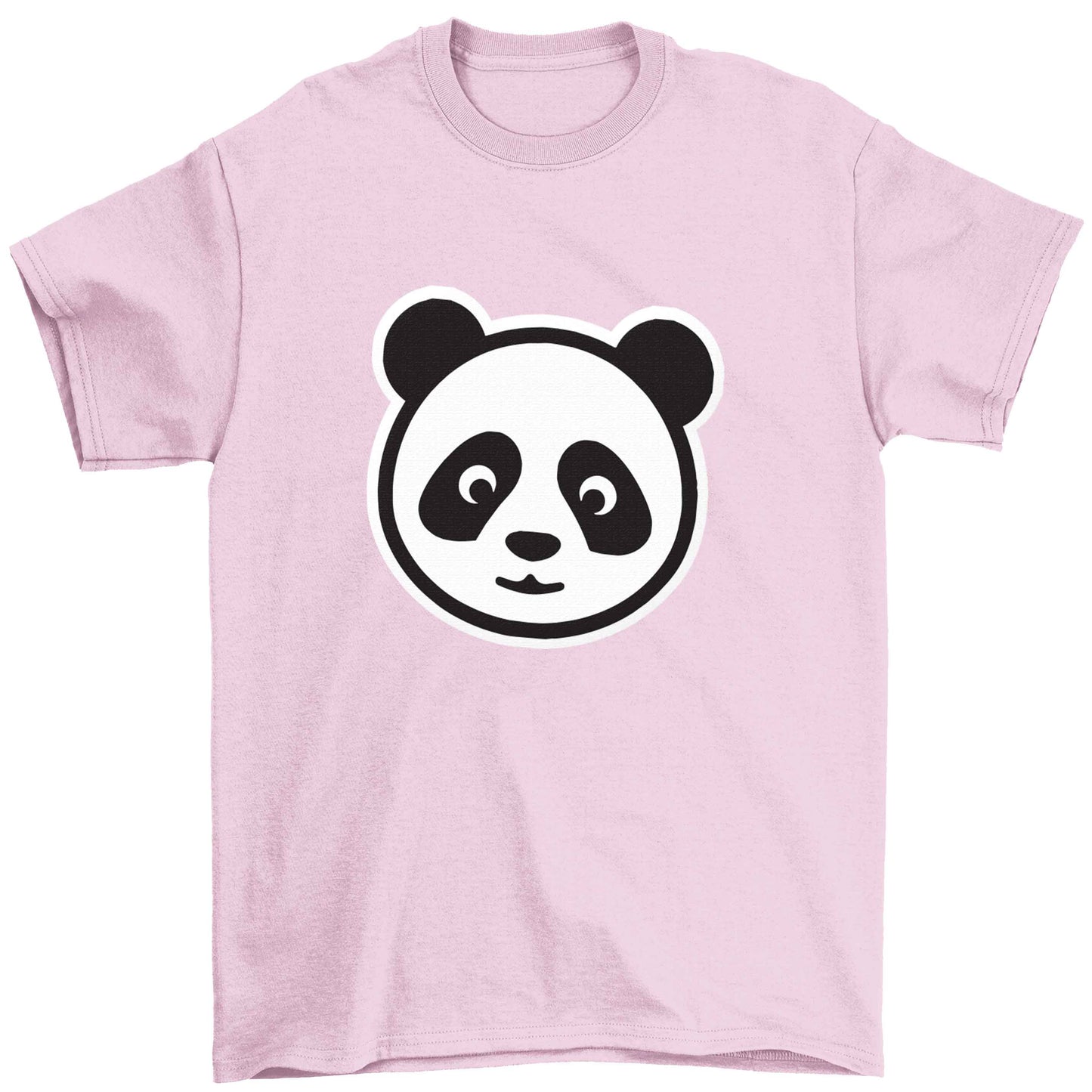 Panda face Children's light pink Tshirt 12-13 Years